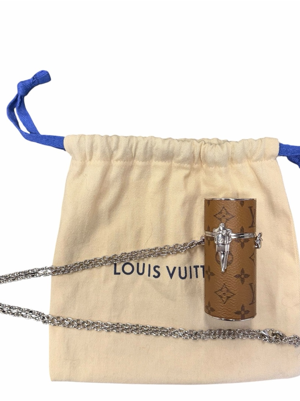 Louis Vuitton lipstick shoulder chain case